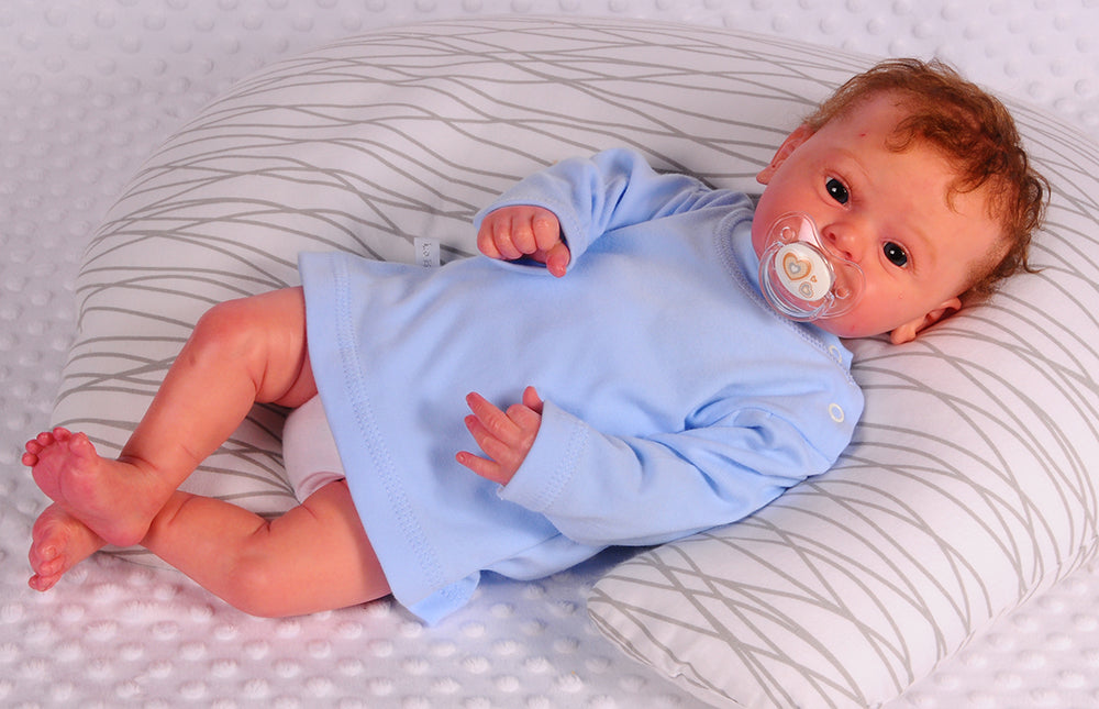 Langarmshirt Baby T-Shirt in Blau Erstlingsshirt