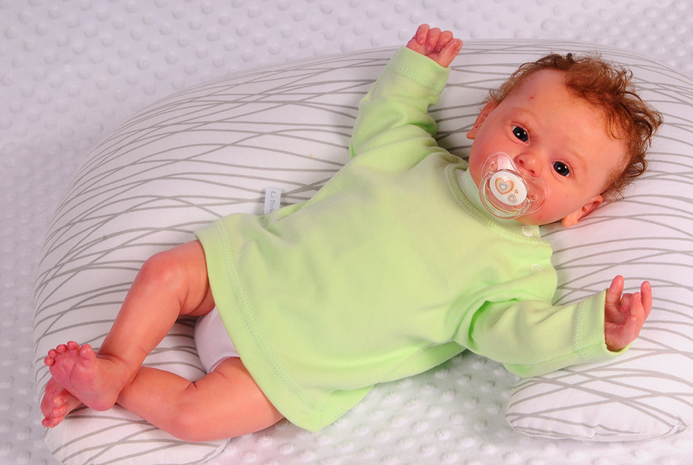 Langarmshirt Baby T-Shirt in Grün neutral Erstlingshirt