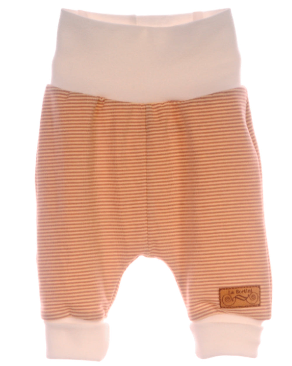 Baby Hose in Beige Mitwachshose gestreift unisex