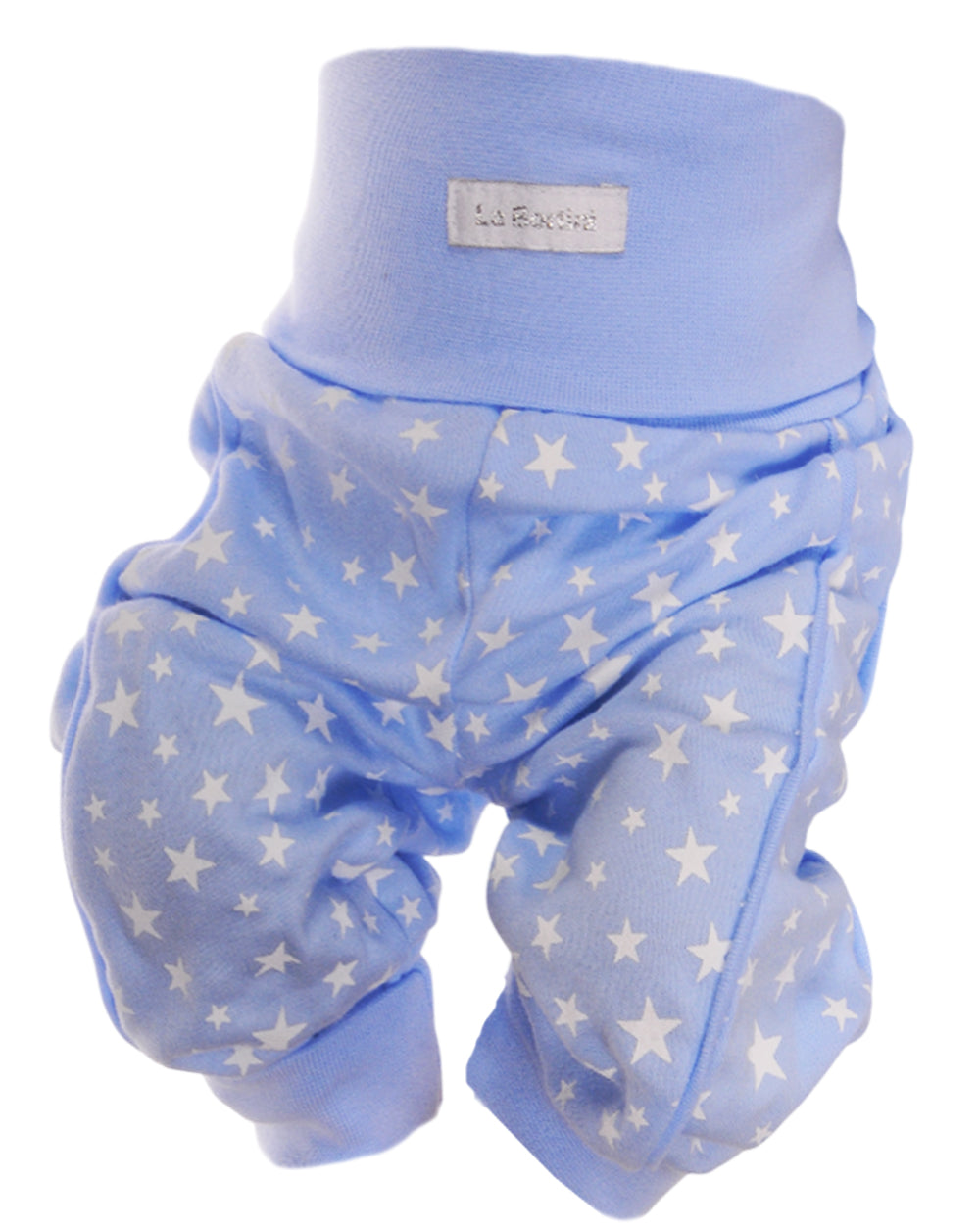 Baby Hose Erstlingshose in Blau mit Sternchen