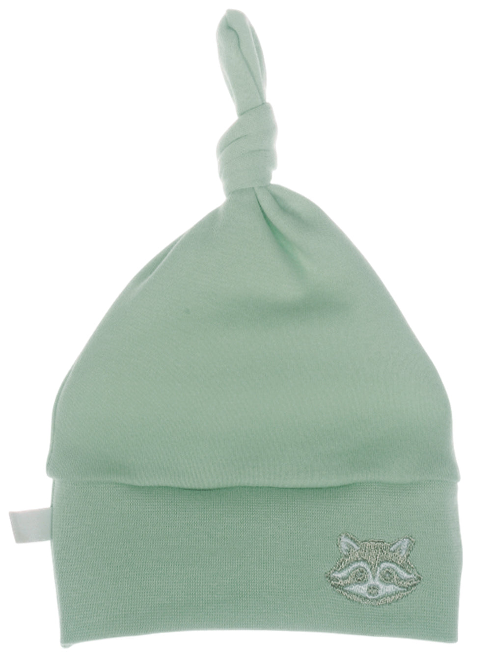 Baby Mütze Knotenmütze für Neugeborene in Mintgrün