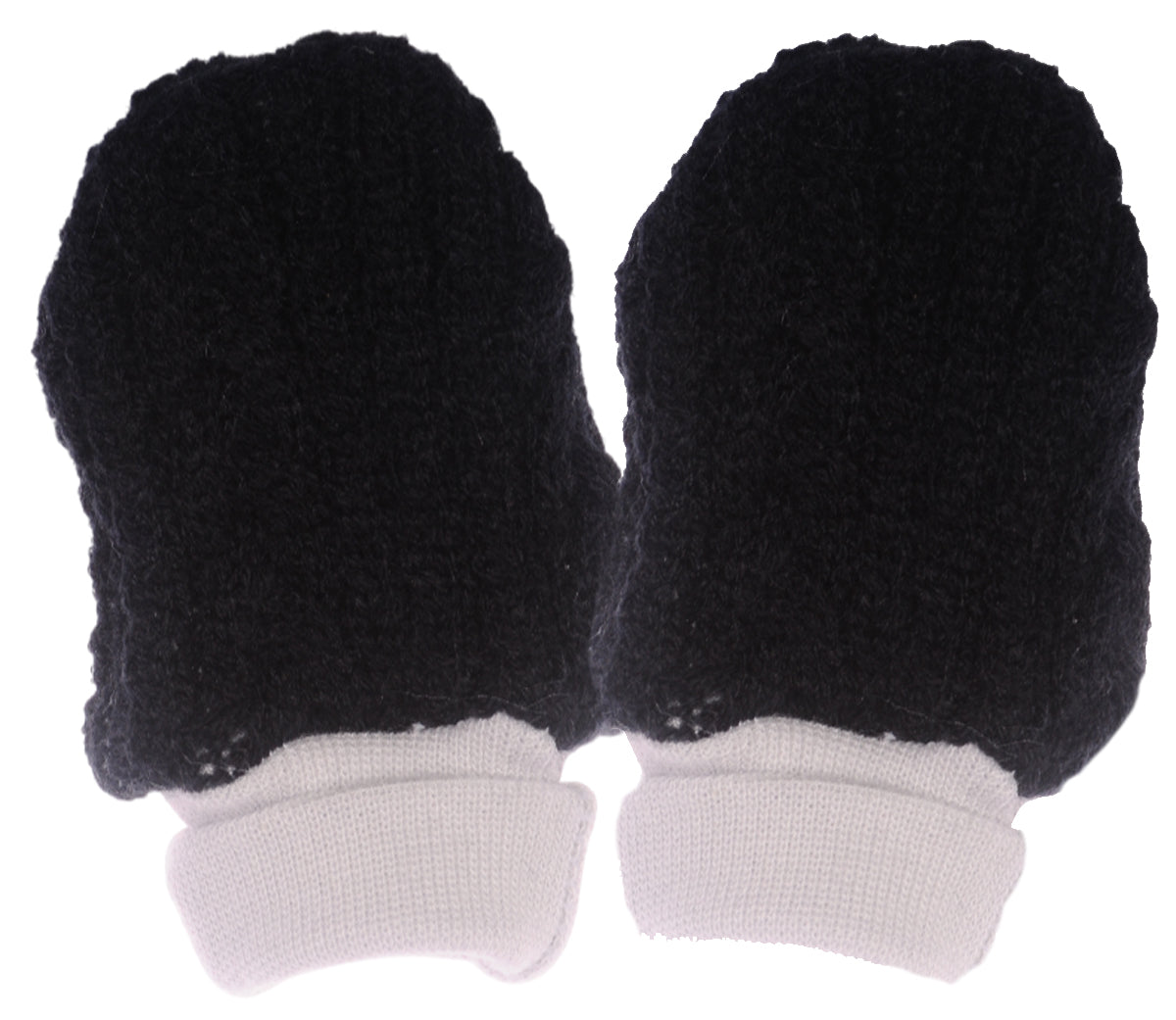 Baby Fäustlinge Strickhandschuhe in navyblau für Mädchen und Jungen 0-12Mon