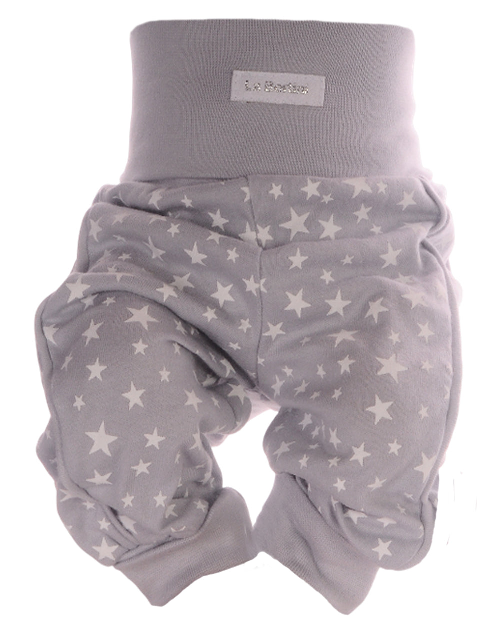 Baby Hose Erstlingshose in Grau mit Sternchen