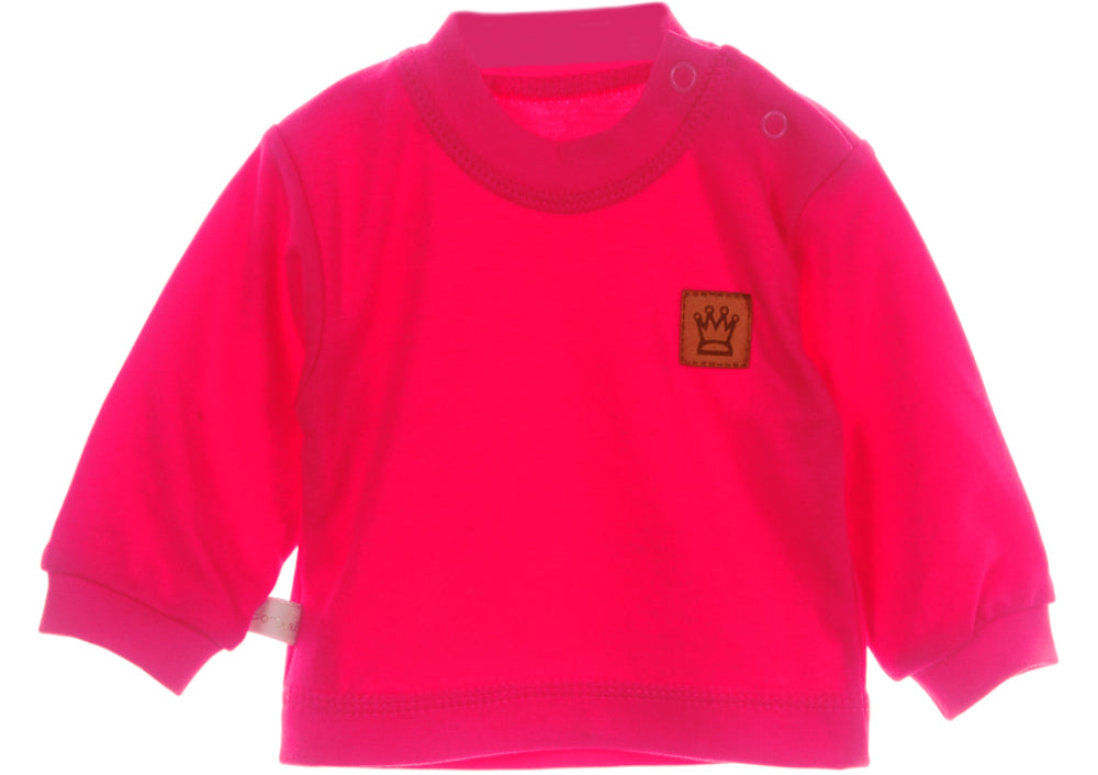 Langarmshirt Baby T-Shirt Erstlingsshirt in Pnik