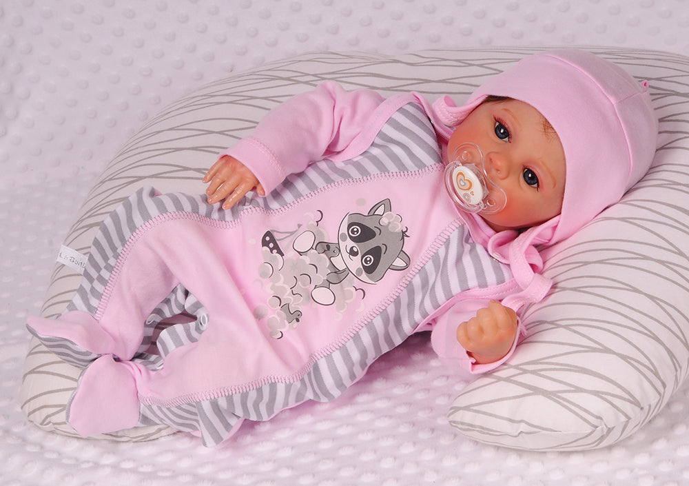 Strampler Mütze und Hemdchen Baby Anzug 44 50 56 62 68 74