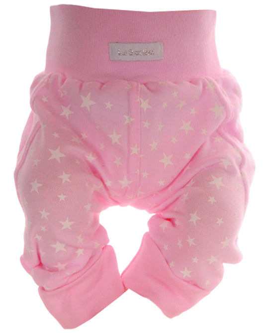 Baby Hose Erstlingshose in Rosa mit Sternchen