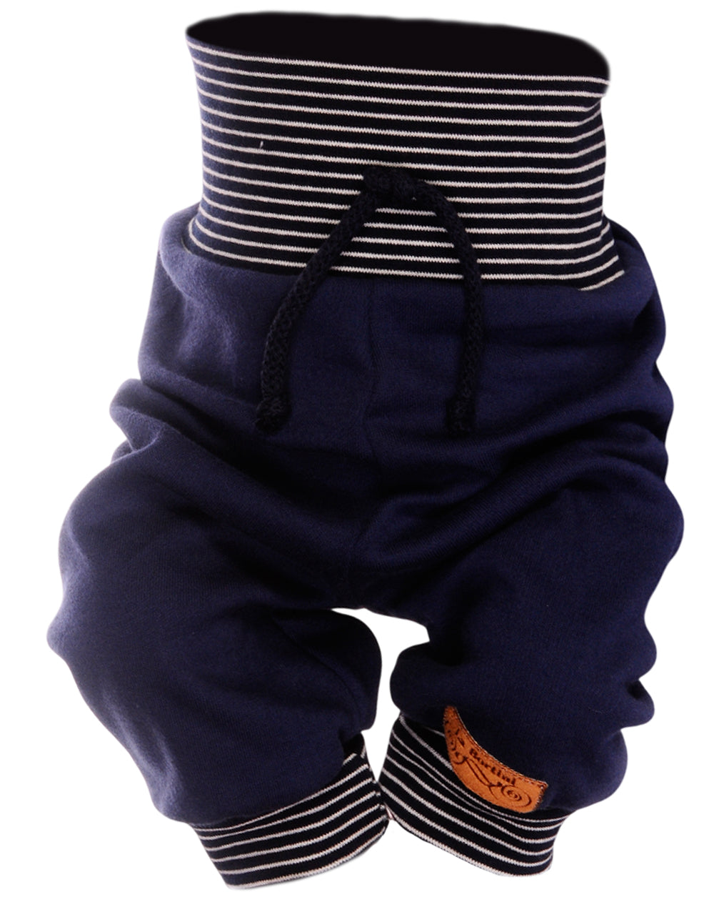 Baby Hose in Blau Mitwachshose gestreift unisex