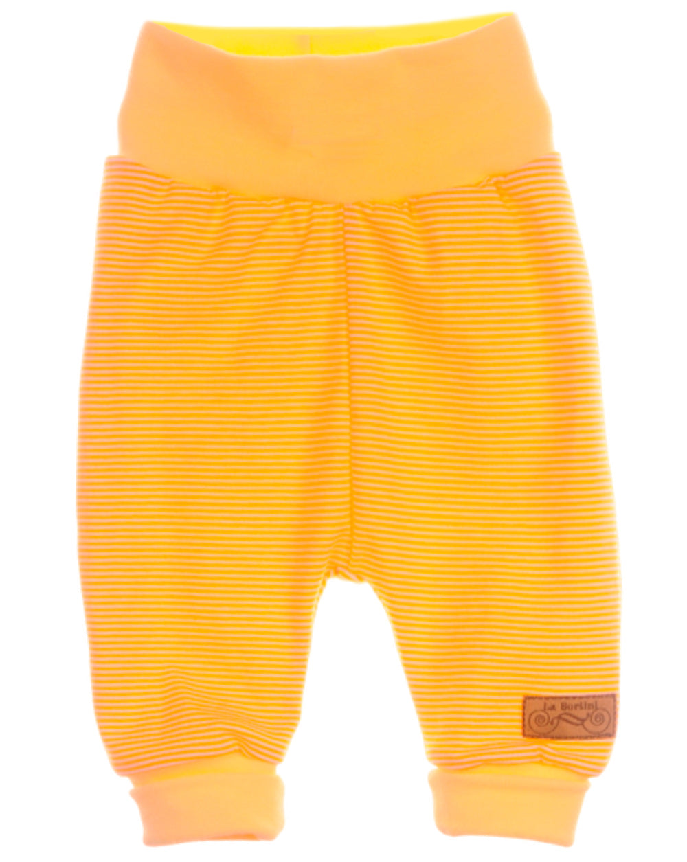 Baby Hose in Gelb Mitwachshose gestreift unisex