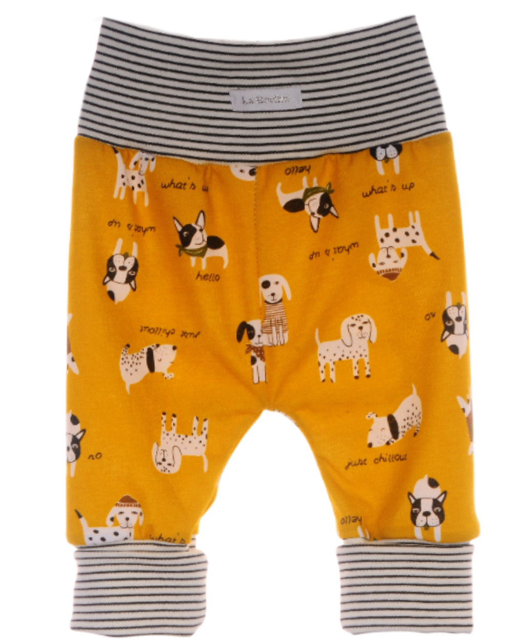 Baby Anzug Langarmshirt Hose Mütze Erstlingsset weiß gelb