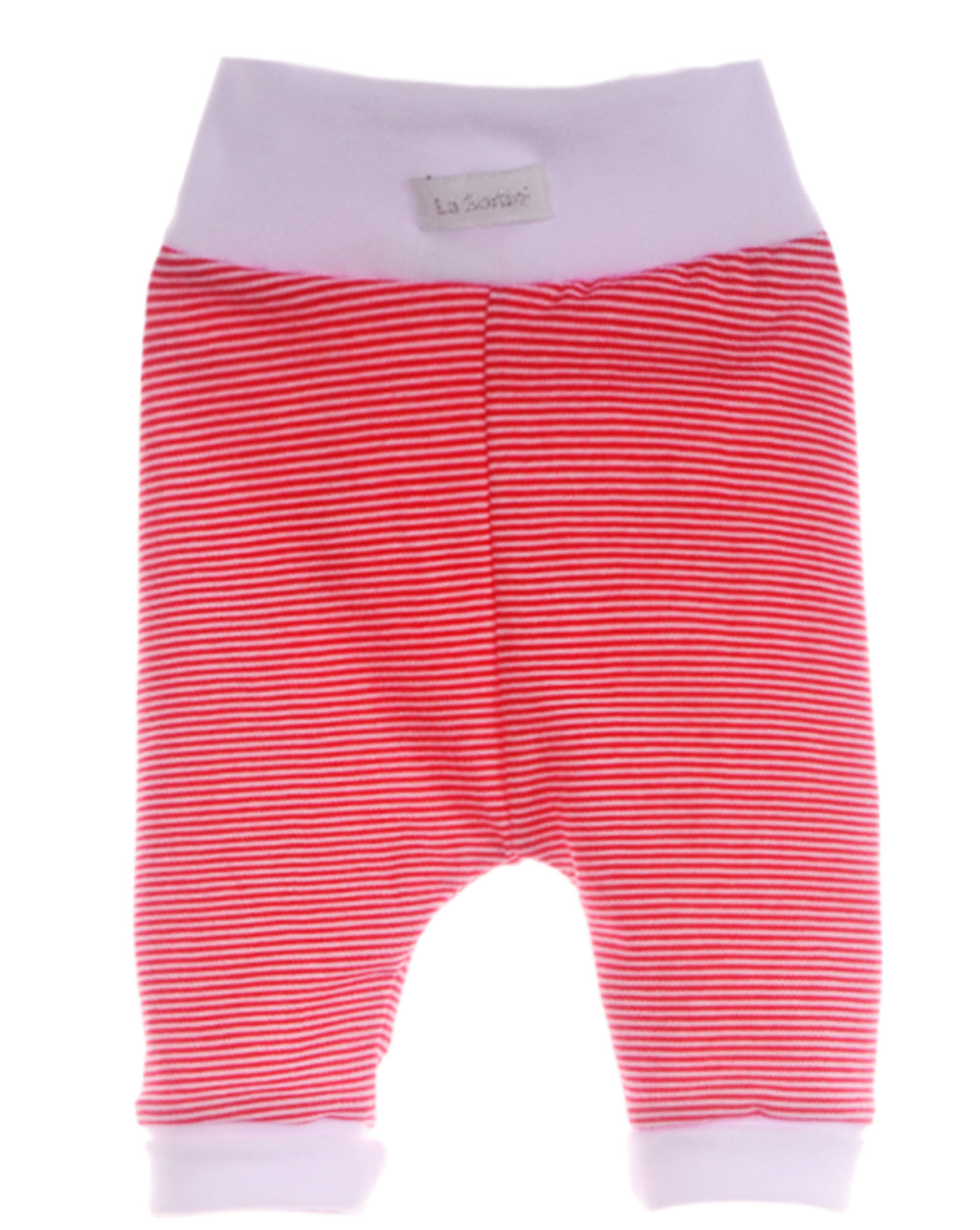 Baby Hose in Weiß Rot gestreift für Weihnachten