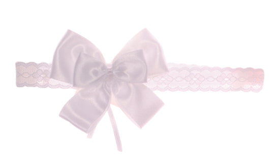 Stirnband in Weiß für Babys und Kinder Kopfband festlich