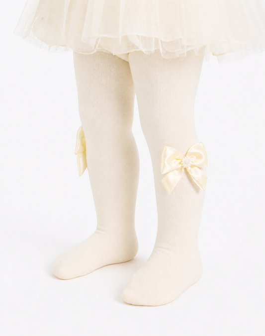 Baby und Kinder Strumpfhose in Creme festlich