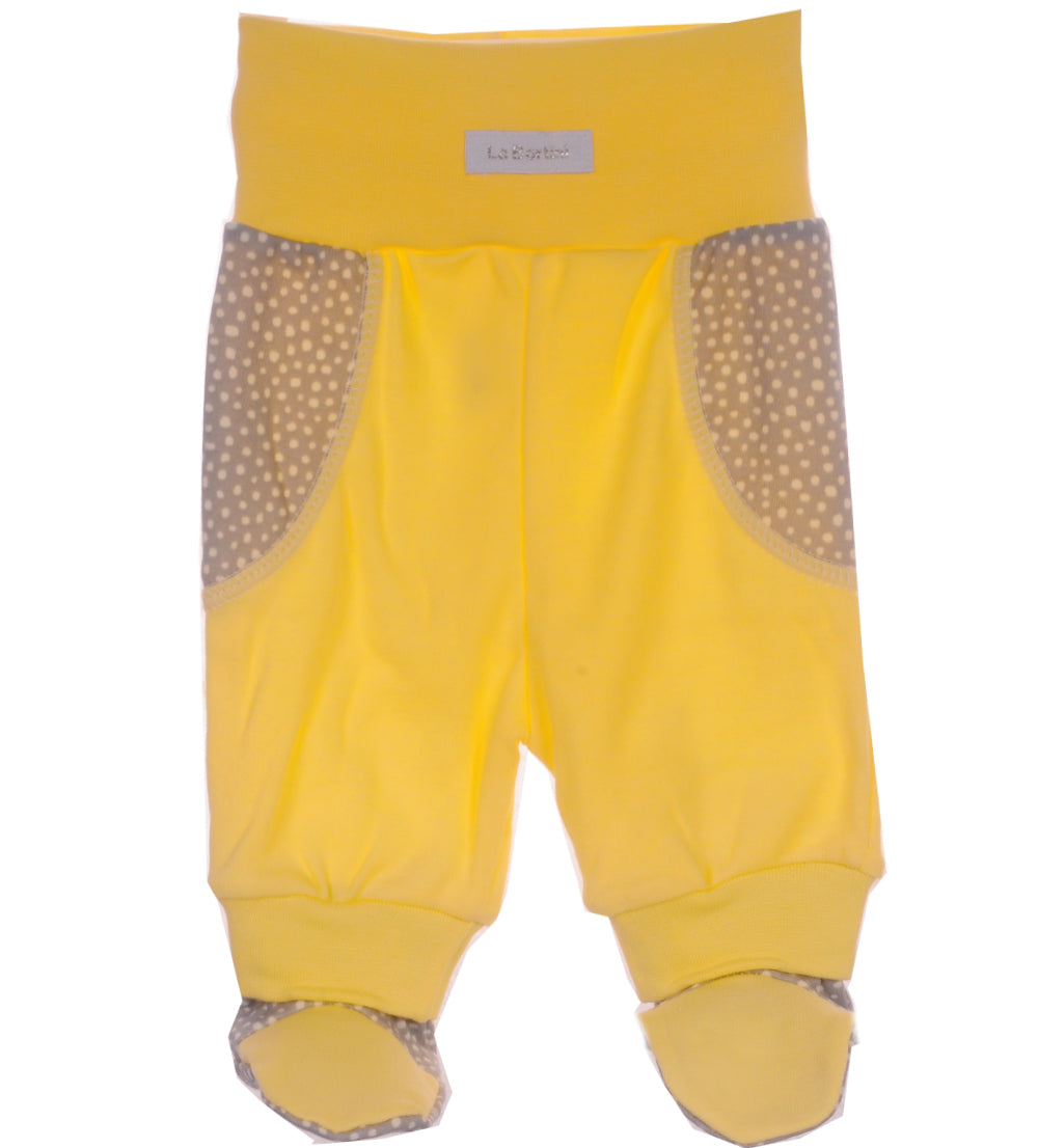 Body und Hose Baby Anzug in Gelb mit Hasen und Ballons