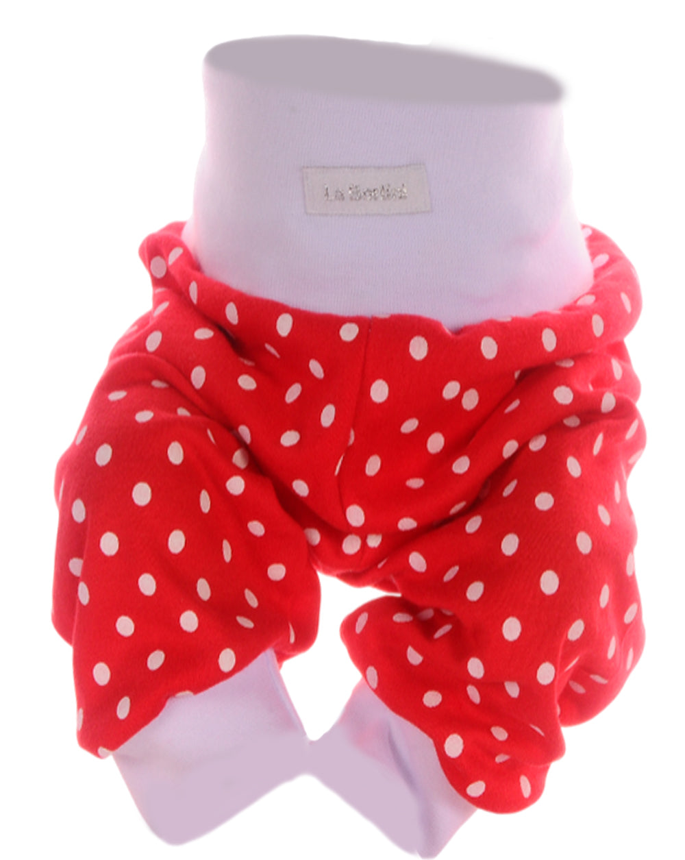 Baby Anzug für Weihnachten Langarmshirt Hose Mütze Socken in weiß rot