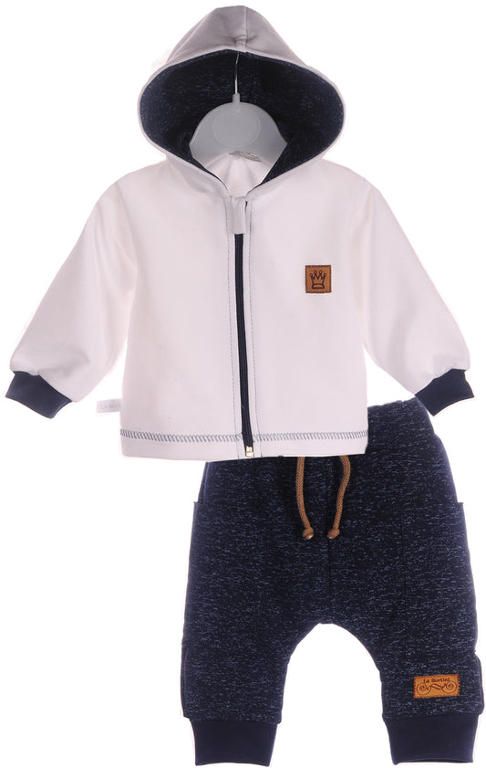 Kapuzenjacke und Hose 2Tlg Baby Set Anzug