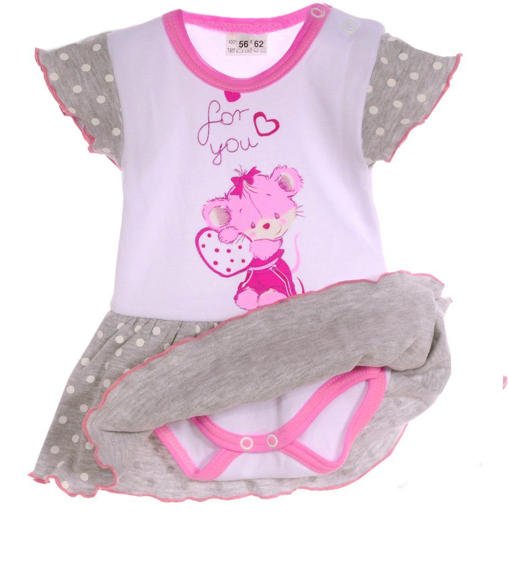 Baby Bodykleid Spieler Romper kurzer Strampler