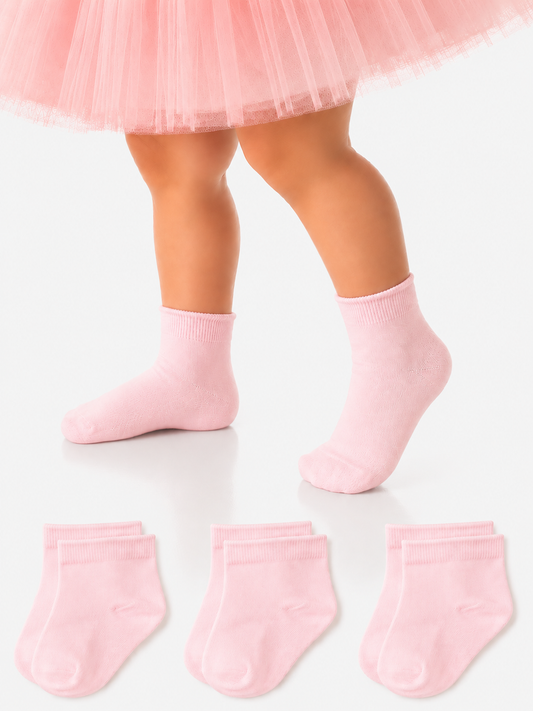Baby Socken 3er Pack Söckchen in Rosa