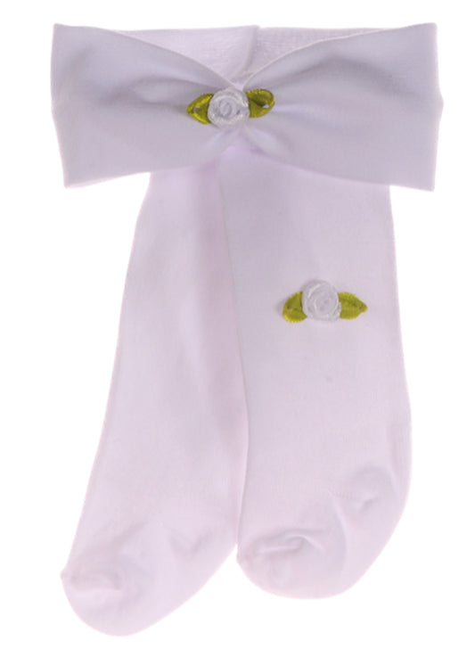 Strumpfhose und Stirnband Baby Set für Taufe