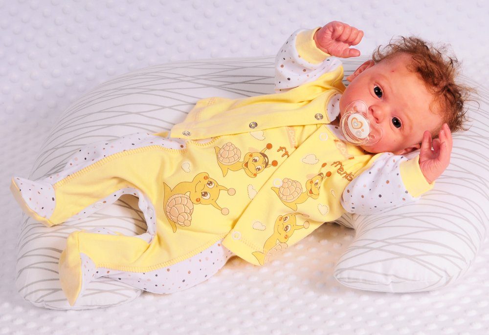 Strampler Mütze und Hemdchen Baby Anzug